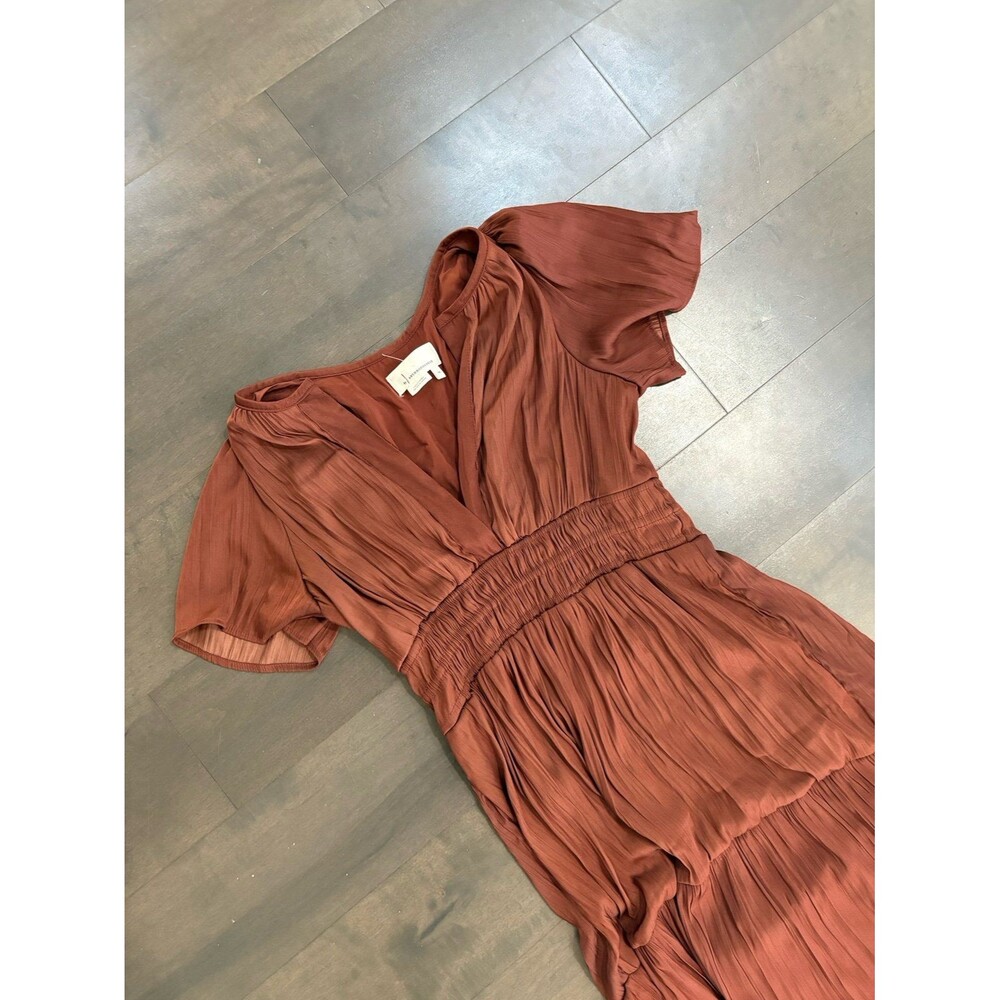 Anthropologie Somerset Maxi Dress Satin Edition XS - Picture 3 of 4